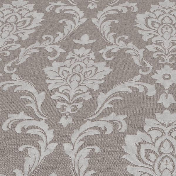 vidaXL 4 pcs Non-woven Wallpaper Rolls Taupe 0.53x10 m Ornament Busy