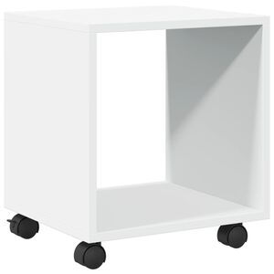 vidaXL Rolling Cabinet White 37x33x42,5 cm Engineered Wood
