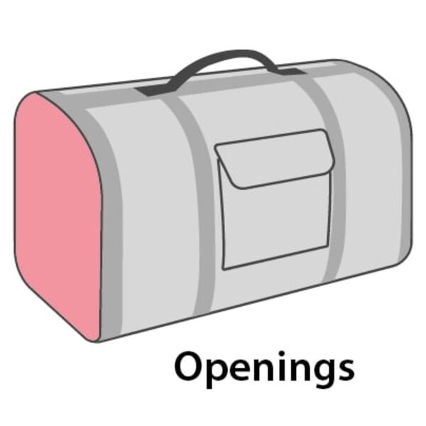 FLAMINGO Pet Carrying Bag Chloe 2 Brown 45x26x26 cm