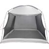 vidaXL Tents with Roof with Air Vent Grey 320 x 320 x 218 cm Polyester
