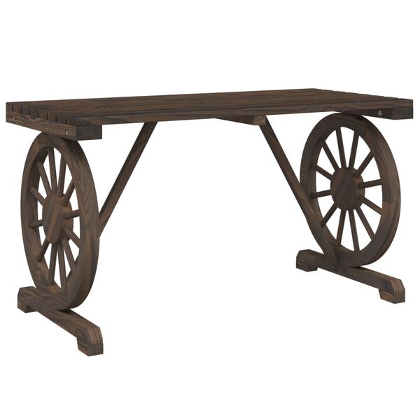 vidaXL 3 Piece Garden Dining Set Solid Wood Fir