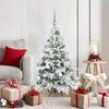 vidaXL Artificial Christmas Tree with 150 LEDs White 120 cm PE and PVC