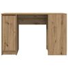 vidaXL Desk Artisan Oak 120x42x76 cm Engineered Wood
