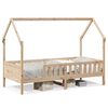 vidaXL Kids' House Bed Frame without Mattress 80x200 cm Pine