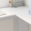 vidaXL Corner Desk with Storage with Shelf White 140 x 113.5 x 75 cm