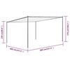 vidaXL Gazebo with Roof 4x4 m White 180 g/m²