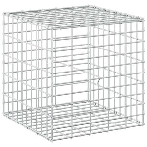 vidaXL Gabion with 3.5 mm Wire and 5x10 cm Mesh 50x50x50 cm