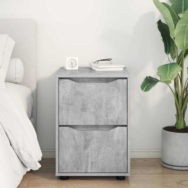 vidaXL Storage Cabinet Concrete Grey 40 x 48 x 57 cm Engineered Wood
