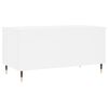 vidaXL Coffee Table White 90x44.5x45 cm Engineered Wood