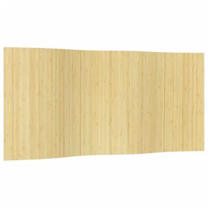 vidaXL Room Divider Light Natural Width 400 cm Height 165 cm Bamboo