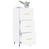 vidaXL Sideboard White 34.5x34x90 cm Engineered Wood