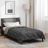 vidaXL Winter Duvet Light Grey and Anthracite 200 x 155 cm Microfiber
