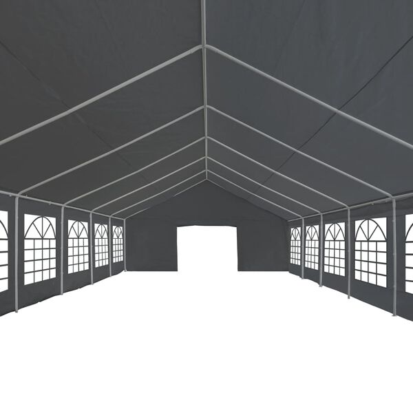 vidaXL Party Tent PE 6x12 m Grey