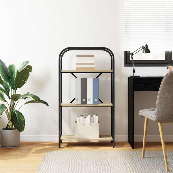 vidaXL Bookshelf Sonoma Oak 60 x 30 x 109 cm Engineered wood