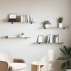 vidaXL Wall Shelves 4 pcs Grey Sonoma 100x20x1.5 cm Engineered Wood
