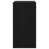 vidaXL Wall TV Cabinet Wall-mounted 2 pcs Black Oak 30.5 x 30 x 60 cm