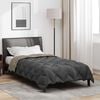 vidaXL Winter Duvet Light Grey and Anthracite 200 x 135 cm Microfiber