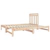 vidaXL Pull-out Day Bed without Mattress 2x(90x190) cm