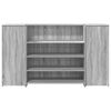 vidaXL Reception Desk Grey Sonoma 180x50x103.5 cm Engineered Wood