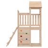 vidaXL Play Tower Brown 110.5 x 52.5 x 214 cm Solid Pine Wood