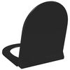 vidaXL Soft-close Toilet Seat with Quick-release Design Black