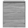 vidaXL Shoe Cabinet Grey Sonoma 60x42x69 cm Engineered Wood