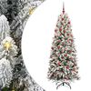 vidaXL Artificial Christmas Tree White 180 cm