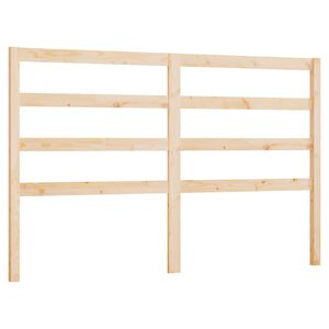 vidaXL Bed Headboard 126x4x100 cm Solid Wood Pine