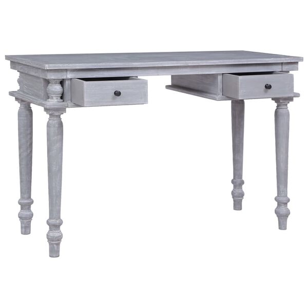 vidaXL Desk 115x50x78 cm Solid Mahogany Wood