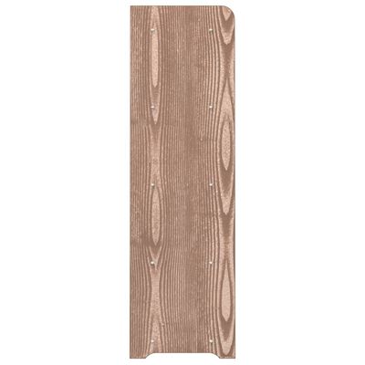 vidaXL Shoe Rack Brown 90x24x81 cm Engineered Wood
