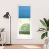 vidaXL Pleated Blind Blue 75x200 cm Fabric Width 74.4 cm Polyester