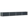 vidaXL Planter Anthracite 385 x 50 x 45 cm Galvanised Steel