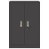 vidaXL Storage Cabinet Black 60 x 40 x 90 cm Steel