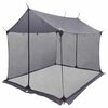 vidaXL Camping Tarp with Mesh Walls Grey and Orange 270 x 210 x 210 cm
