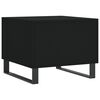 vidaXL Coffee Table Black 50x50x40 cm Engineered Wood