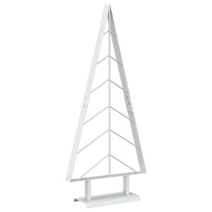 vidaXL Metal Christmas Tree with Stand KUOPIO 90 cm Steel White