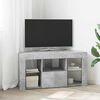 vidaXL Corner LED TV Cabinet Concrete Grey 100 x 40 x 50 cm