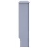 vidaXL Radiator Cover 2 pcs Grey 112 x 19 x 81.5cm Engineered Wood
