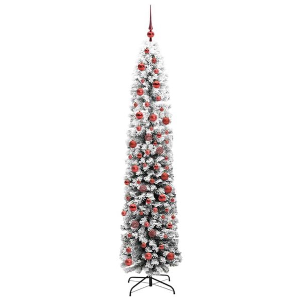vidaXL Artificial Christmas Tree with 300 LEDs with Stand Green 180 cm