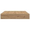vidaXL Storage Bed Frame Artisan Oak 200 x 200 cm Engineered Wood