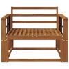 vidaXL Outdoor Middle Sofa Solid Acacia Wood Natural