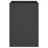 vidaXL Planter Black 52x48x75 cm Steel