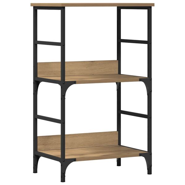 vidaXL Book Cabinet Artisan Oak 50x33x82 cm Engineered Wood