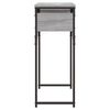 vidaXL Console Table with Shelf Grey Sonoma 75x30x75cm Engineered Wood
