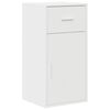 vidaXL Corner Desk with Drawer White 102 x 88 x 75 cm
