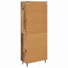 vidaXL Highboard 2 pcs Old Wood Engineered Wood