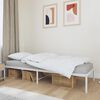 vidaXL Metal Bed Frame without Mattress White 90x190cm