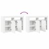 vidaXL Sideboard White 116 x 30 x 75 cm Engineered Wood