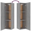vidaXL 4 Piece TV Cabinet Set Grey Sonoma Engineered Wood
