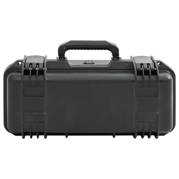 vidaXL Portable Flight Case Black 46.5x21.5x17.5 cm PP